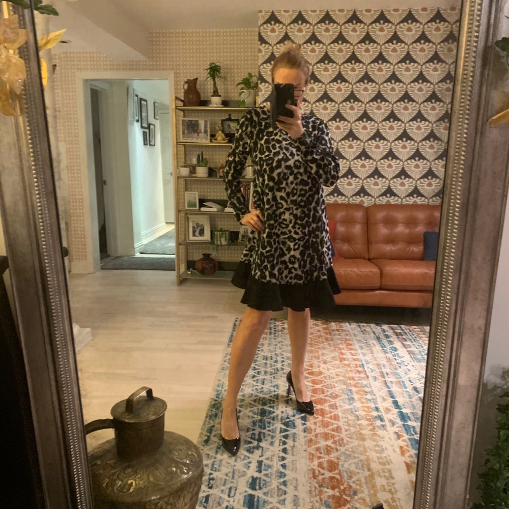 Rachel Zoe Leopard Print Dress